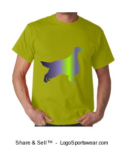 Irish Setter T-shirt Design Zoom