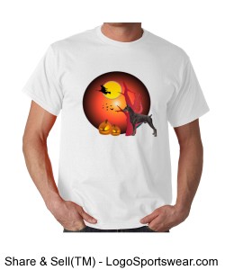 Halloween Dobie T-Shirt Design Zoom
